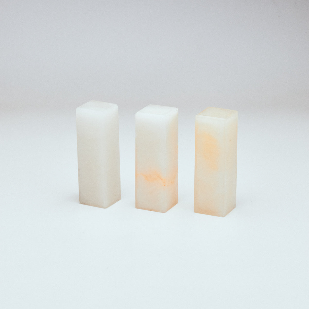 Kunlun Frozen Stone, Lychee, 1.5x1.5x5cm (Set of 3)