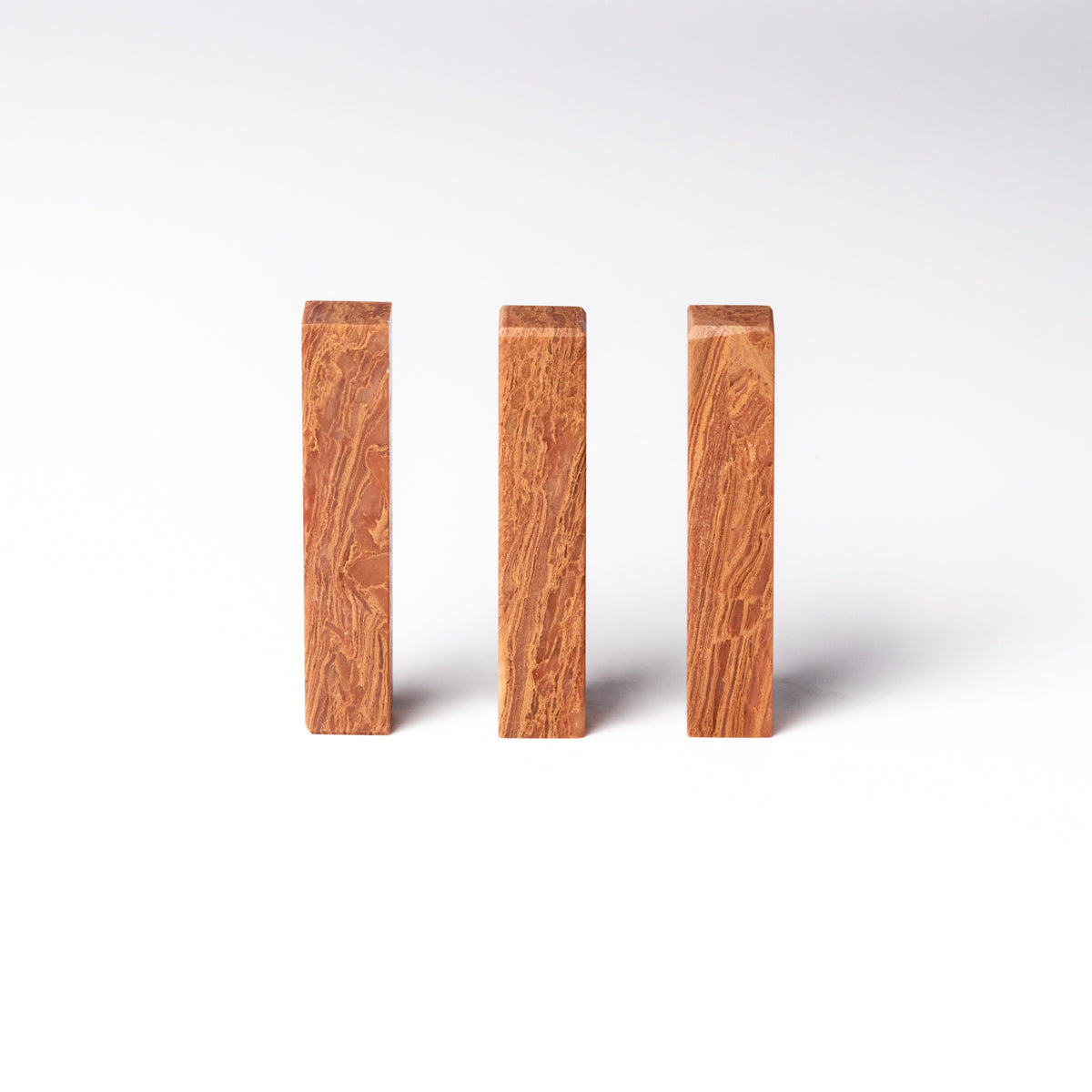 【寿山石 神木】 1x1x5cm(三点セット)産地厳選 中国四大名石 すべての篆刻愛好家に最適 書道・絵画アート用彫刻石 クラフト材料 彫刻しやすい DIY絵画アート