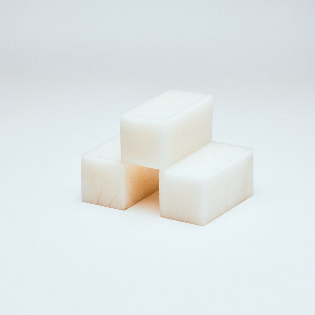 Kunlun Frozen Stone, Lychee, 2.5x2.5x5cm (Set of 3)
