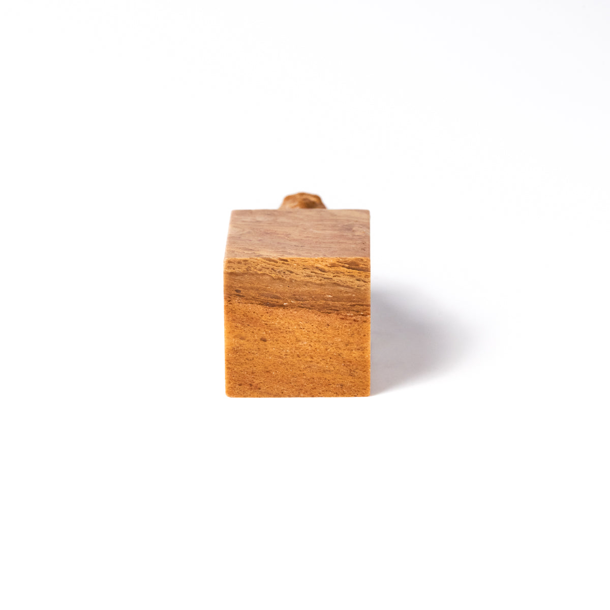 【寿山石 神木 狮子】2x2x4.8cm 産地厳選 中国四大名石 すべての篆刻愛好家に最適 書道・絵画アート用彫刻石 クラフト材料 彫刻しやすい DIY絵画アート