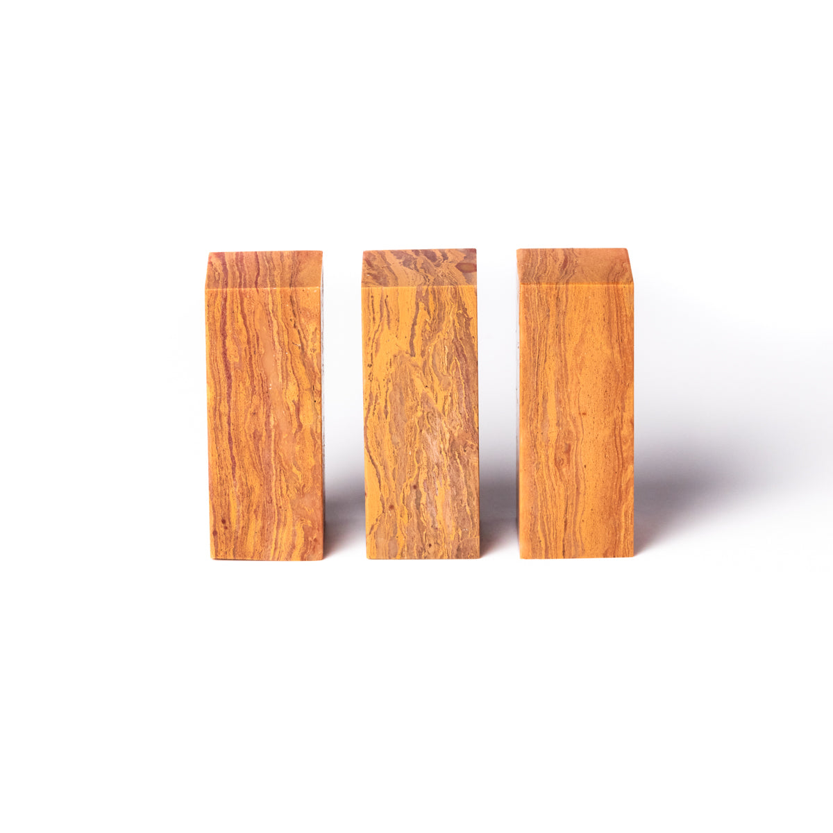 Shoushan Stone Sacred Tree 2x2x5cm (Set of 3)