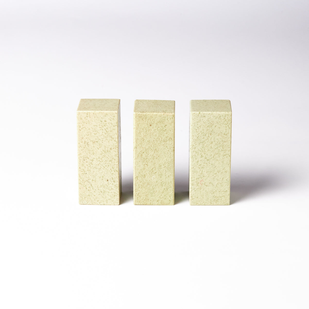 青田石 新鉱】2x2x5cm（三点セット） 産地厳選 書道 篆刻 雅号印 落款