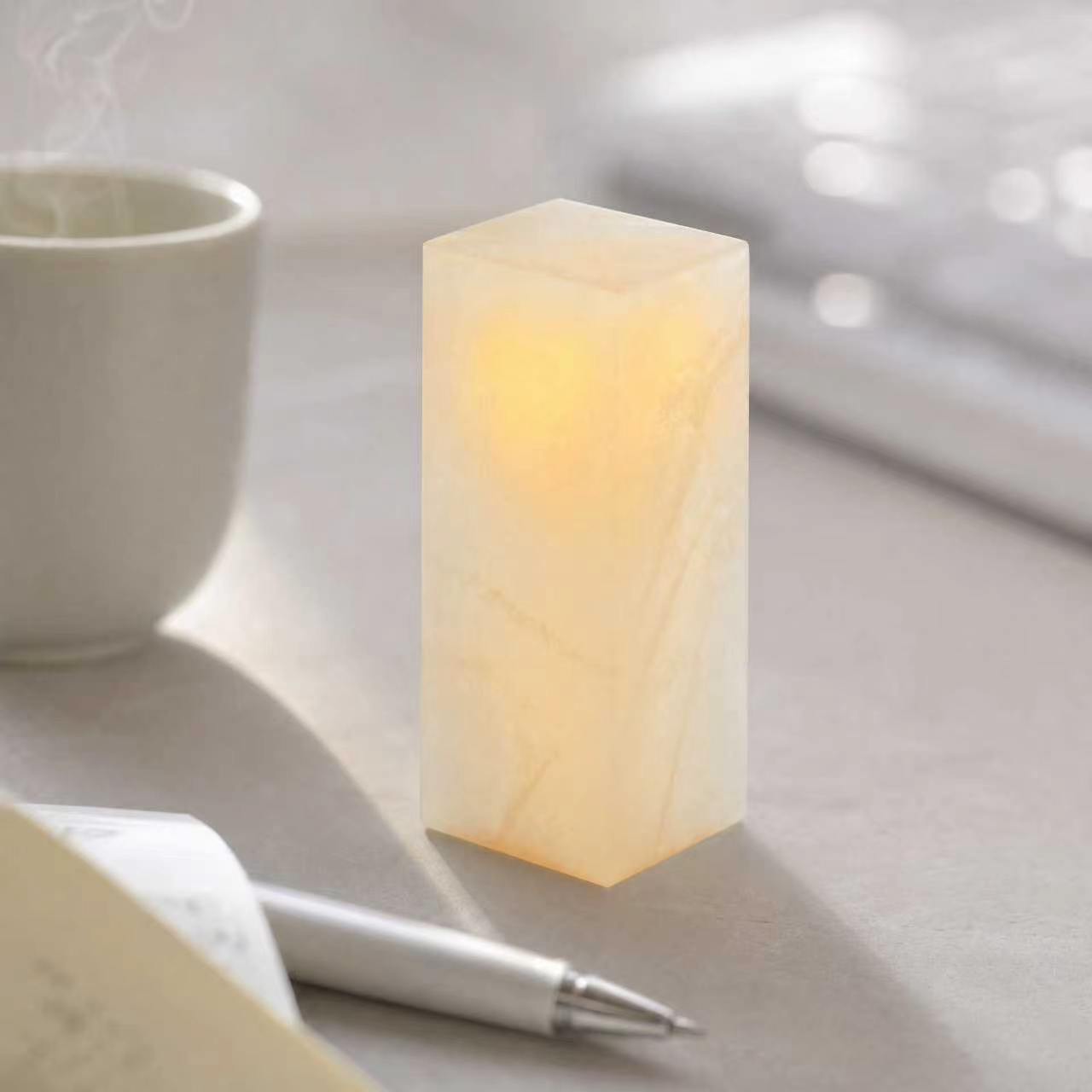Kunlun Frozen Stone, Lychee, 2x2x5cm