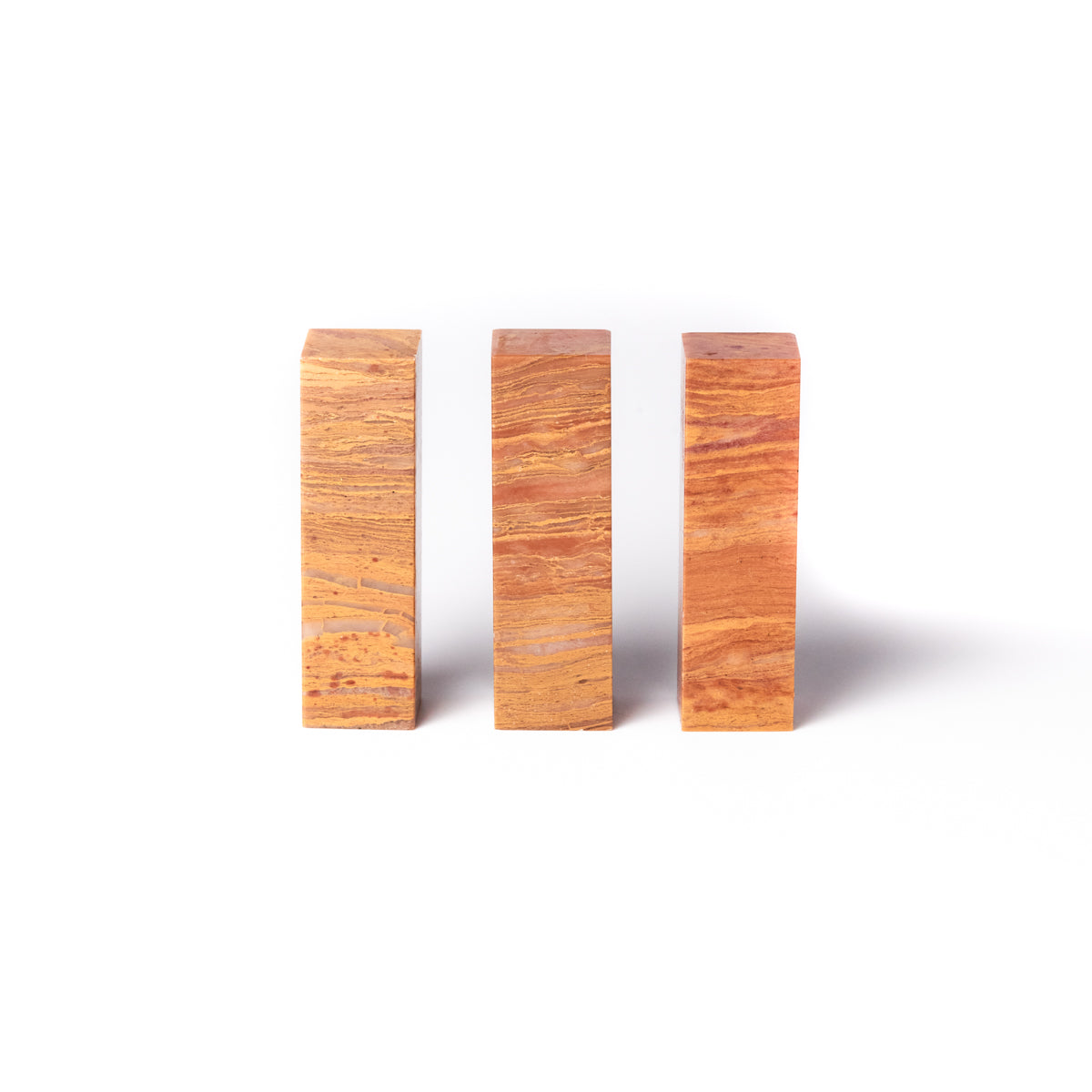 Shoushan Stone Sacred Tree 1.5x1.5x5cm (Set of 3)