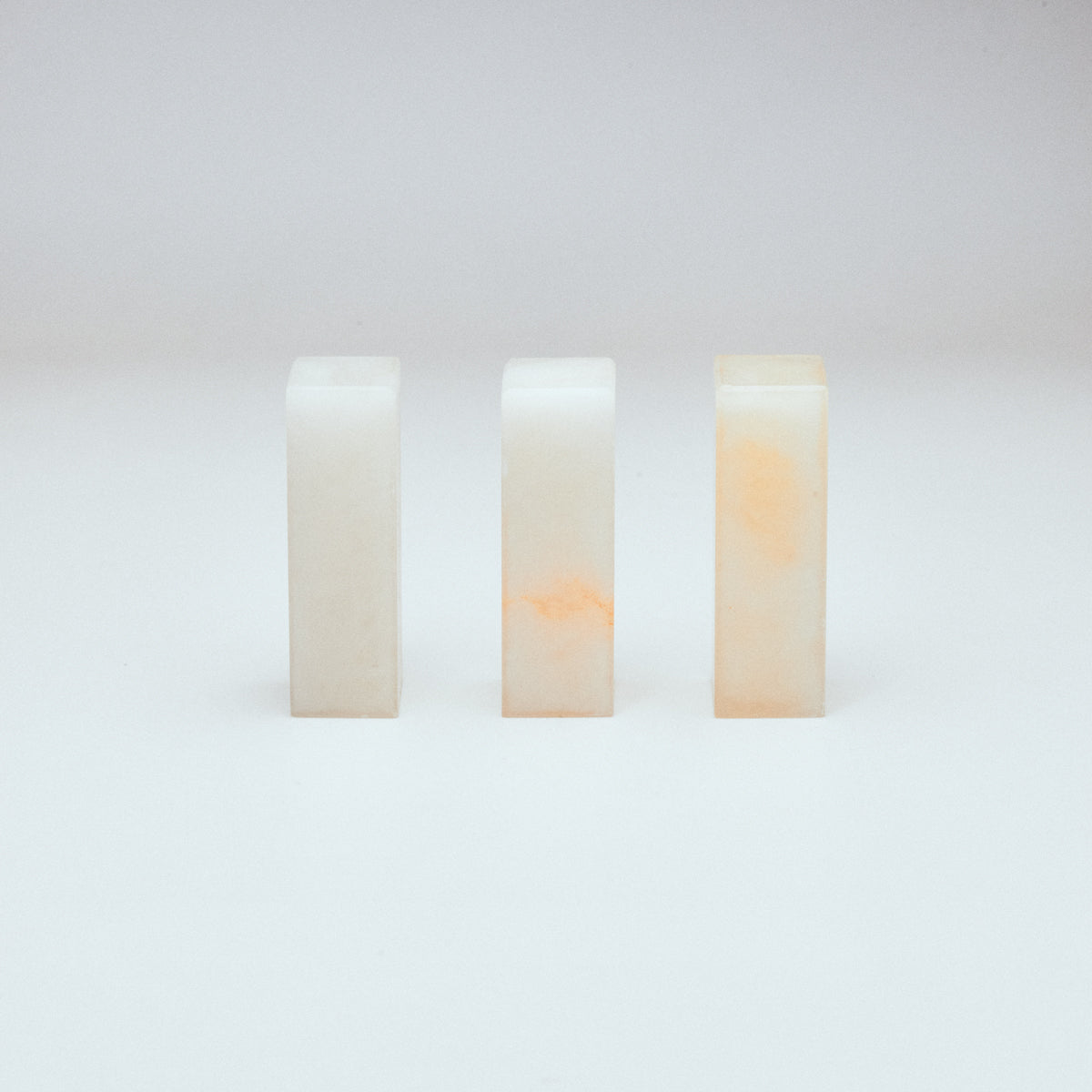 Kunlun Frozen Stone, Lychee, 1.5x1.5x5cm (Set of 3)