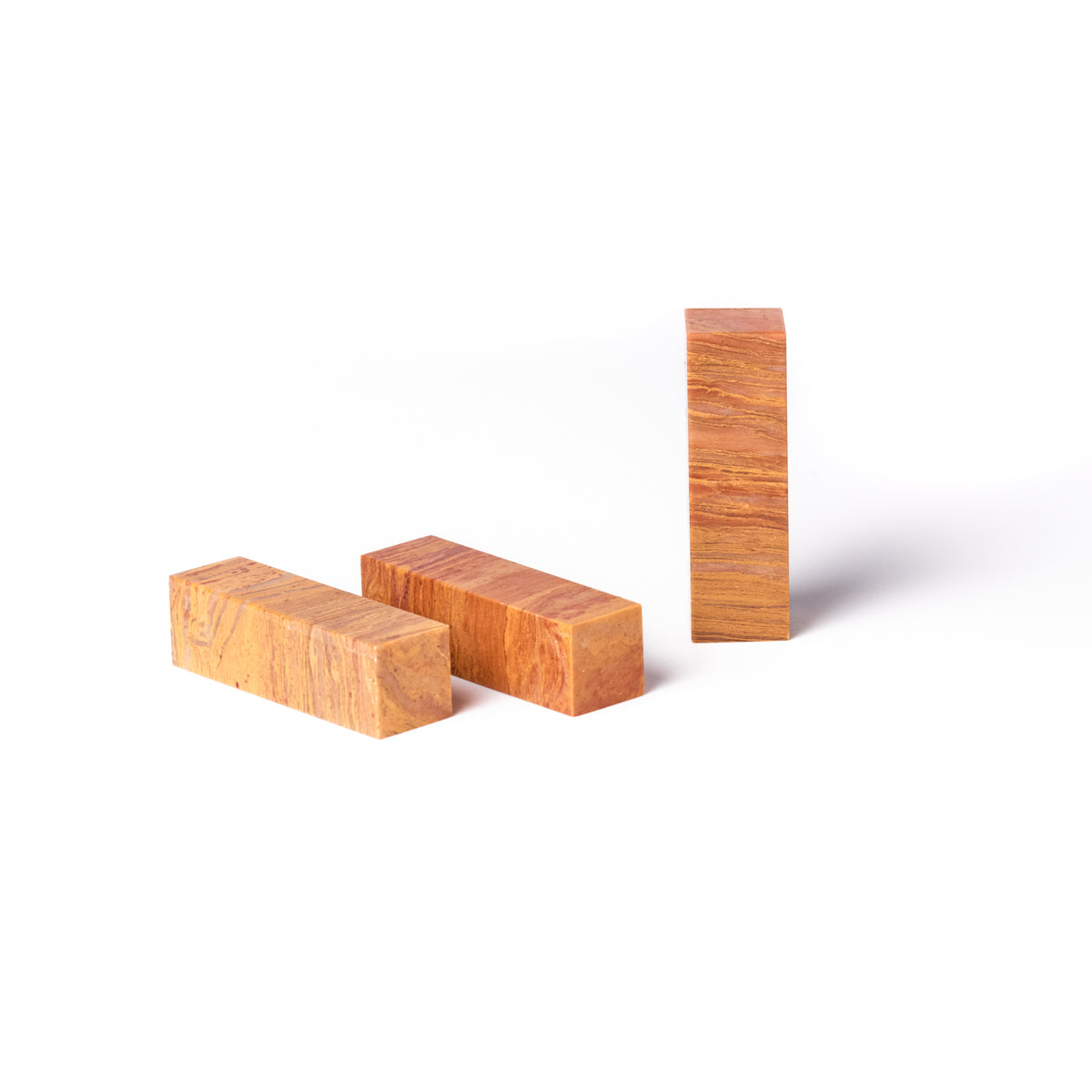 Shoushan Stone Sacred Tree 1.5x1.5x5cm (Set of 3)