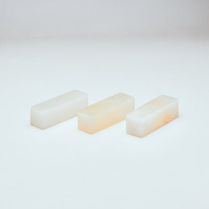 Kunlun Frozen Stone, Lychee, 1.5x1.5x5cm (Set of 3)