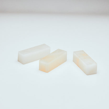 Kunlun Frozen Stone, Lychee, 1.5x1.5x5cm (Set of 3)