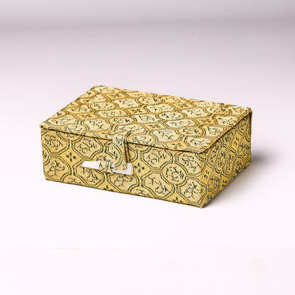 大サイズ・篆刻印収納・錦布張りの印鑑専用ケース アジア篆芸 2.5x2.5x5cm（３顆組）