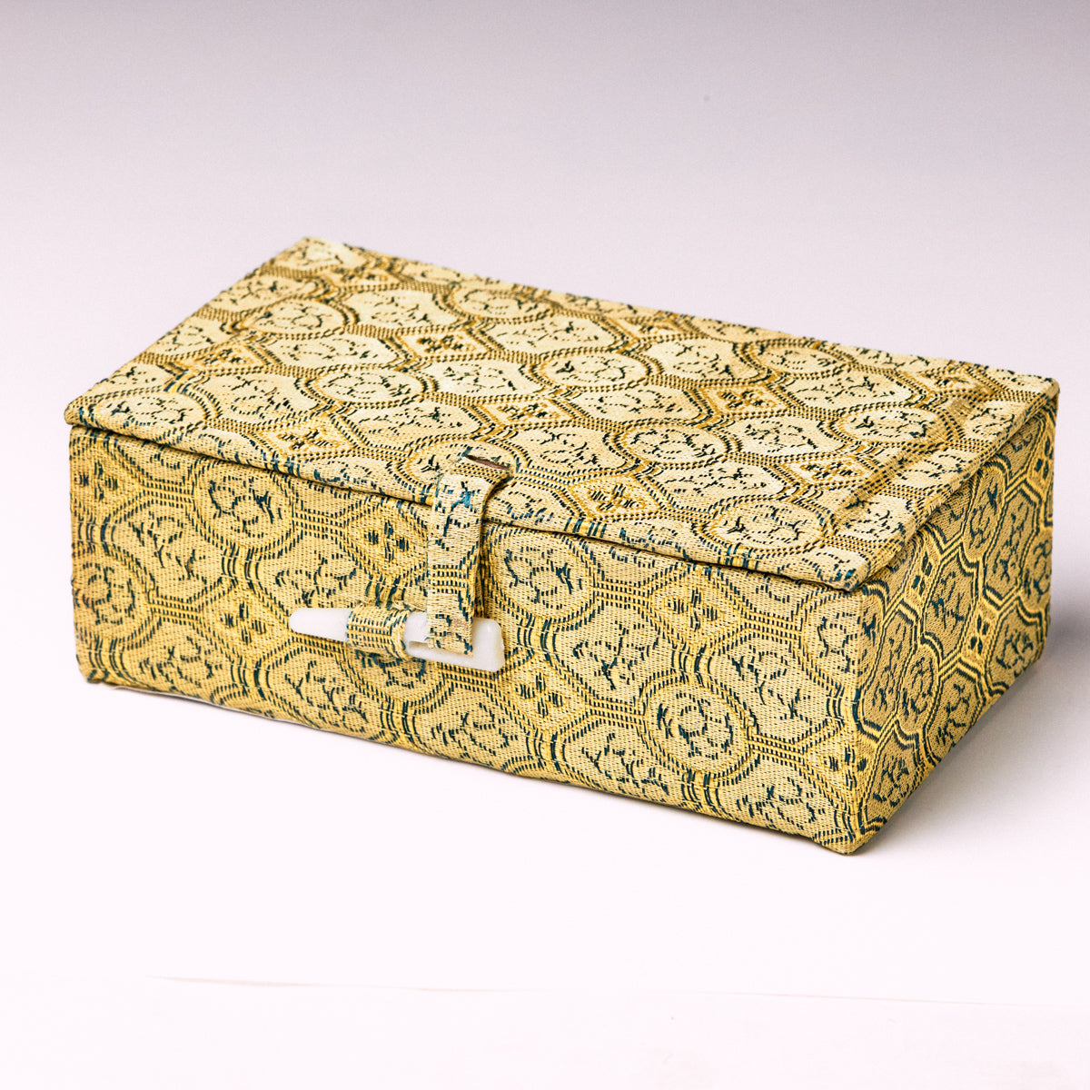 XLサイズ・篆刻印収納・錦布張りの印鑑専用ケース アジア篆芸  3x3x5cm（３顆組）