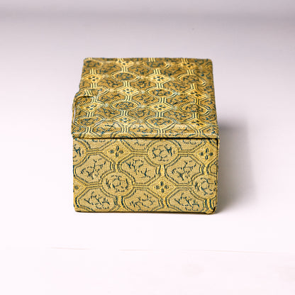 XLサイズ・篆刻印収納・錦布張りの印鑑専用ケース アジア篆芸  3x3x5cm（３顆組）