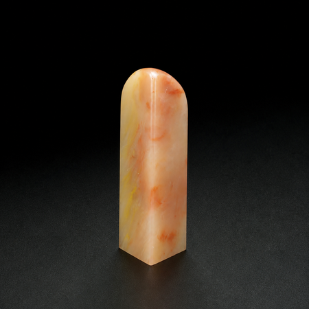 【逸品印材】巴林石 金銀凍 サイズ：21x21x75mm 篆刻 印材 巴林石 印石 てんこく 材料 天然 石 楽しい 手彫り
