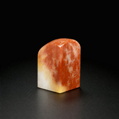 【逸品印材】巴林石 ライチ紫雲凍石 サイズ：25x25x60mm 篆刻 印材 巴林石 印石 てんこく 材料 天然 石 楽しい 手彫り