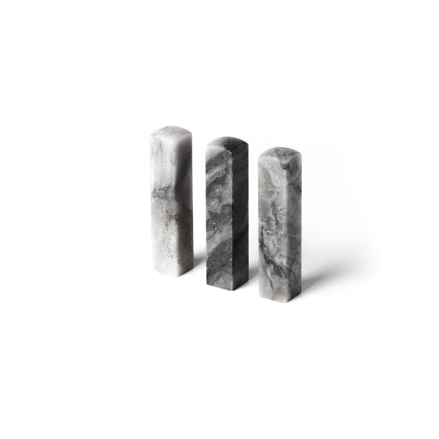 昌化石 】1x1x5cm（三点セット） 昌化石水墨凍 産地厳選 中国四大名石