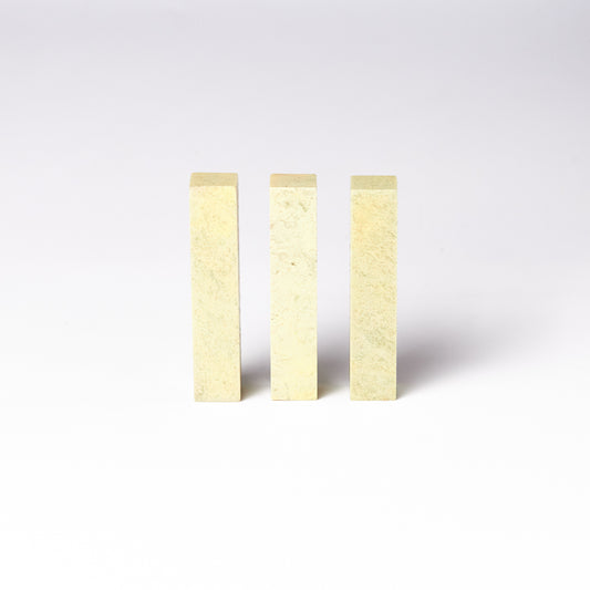 青田 新鉱 1x1x5cm（三点セット）