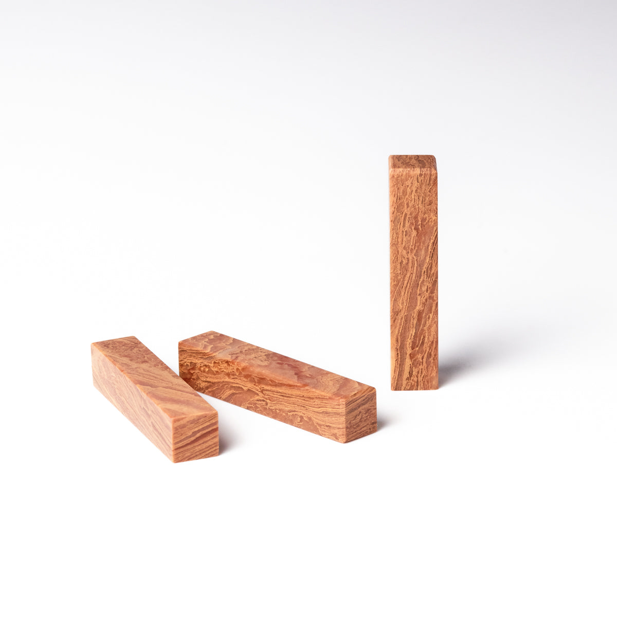 Shoushan Stone Sacred Tree 1x1x5cm (Set of 3)