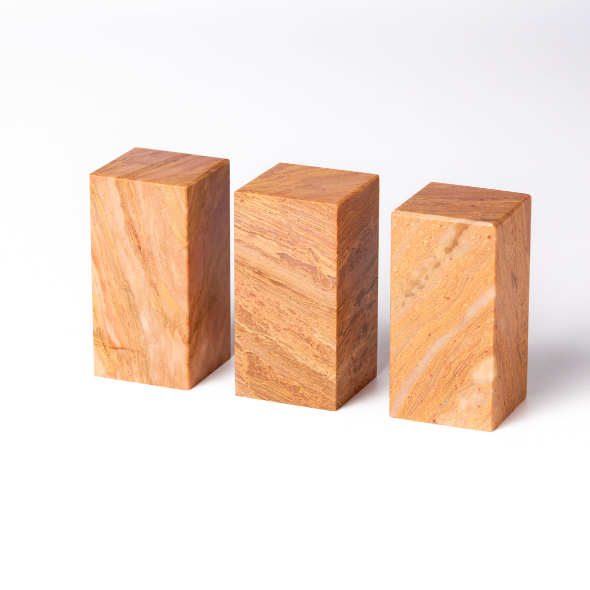 Shoushan Stone Sacred Tree 2.5x2.5x5cm (Set of 3)