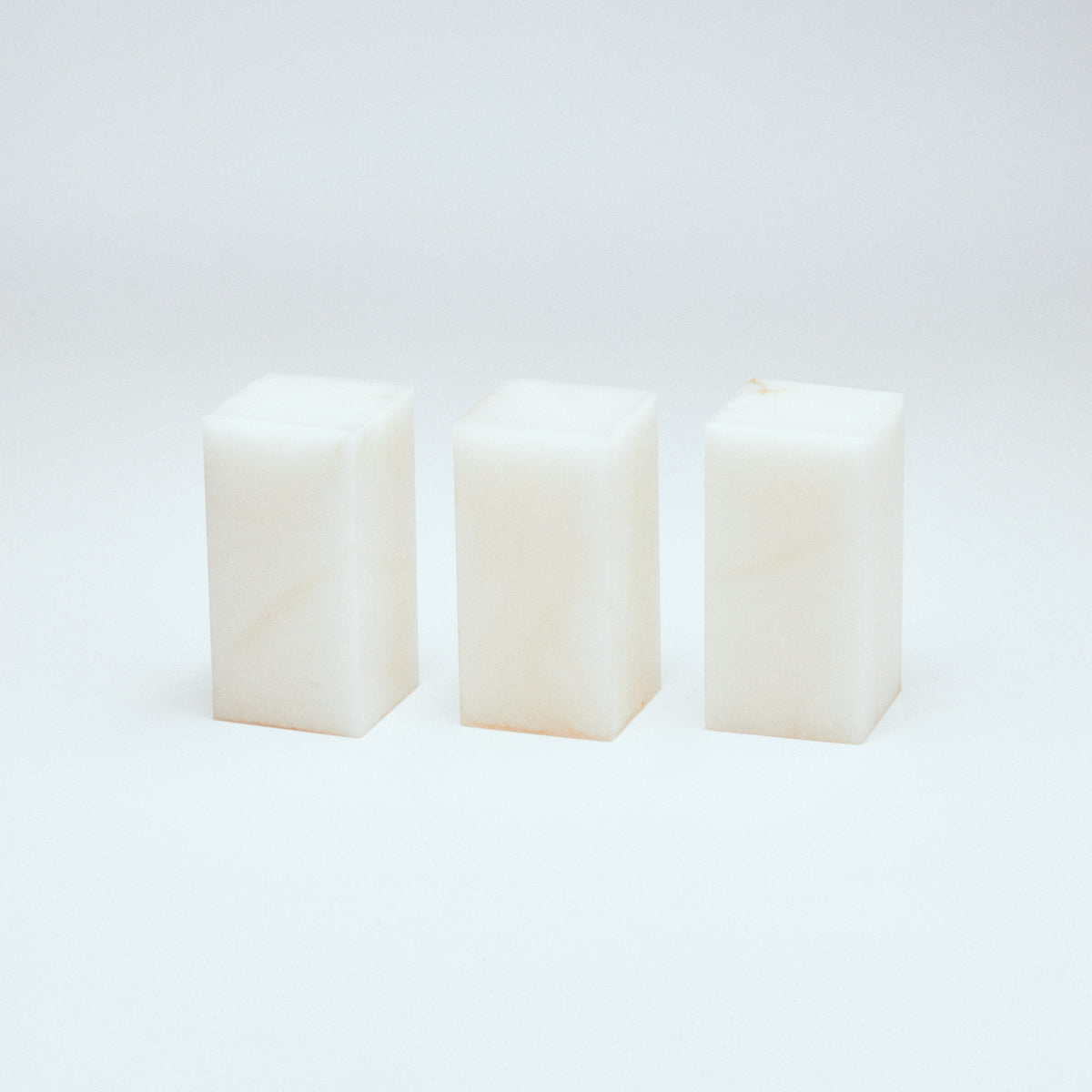 Kunlun Frozen Stone, Lychee, 2.5x2.5x5cm (Set of 3)