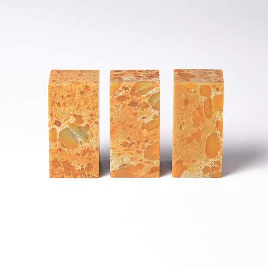 青田 葡萄 2.5x2.5x5cm（三点セット）