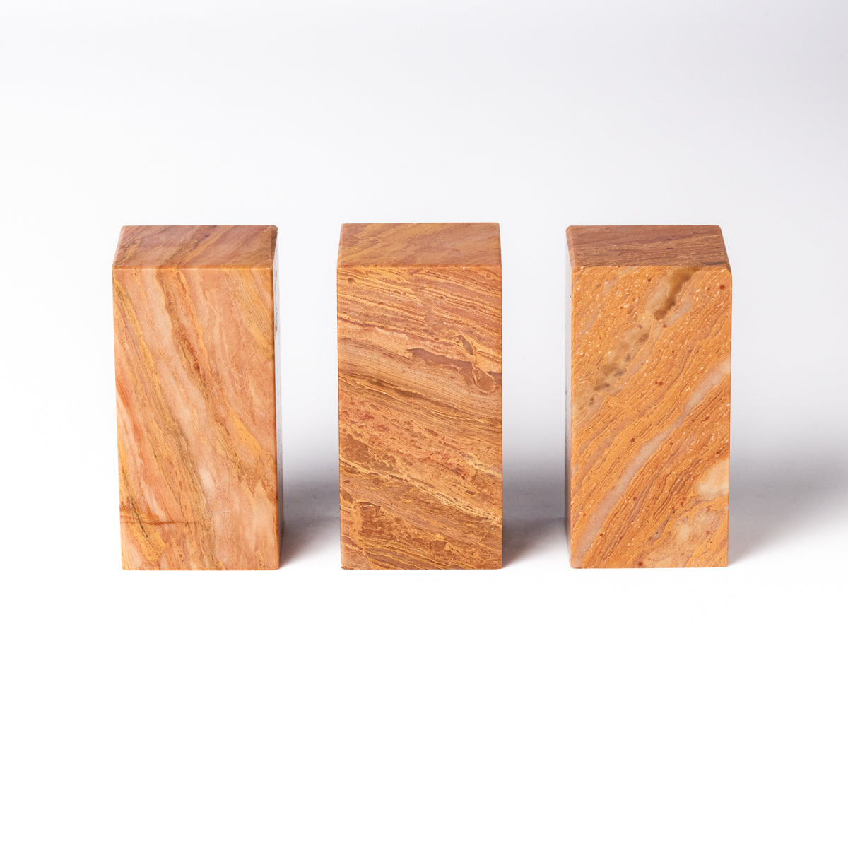 Shoushan Stone Sacred Tree 2.5x2.5x5cm (Set of 3)