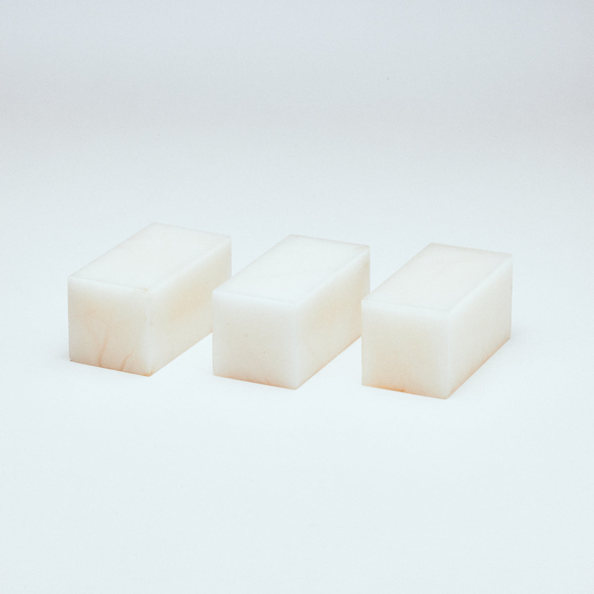 Kunlun Frozen Stone, Lychee, 2.5x2.5x5cm (Set of 3)