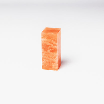【崑崙石 彩凍】2x2x5cm 産地厳選 書 篆刻 印材ソープストーン スタンプブランク 天然石シール ワックススタンプ ジュエリー作り 彫刻 研磨