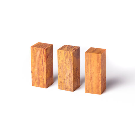 Shoushan Stone Sacred Tree 2x2x5cm (Set of 3)