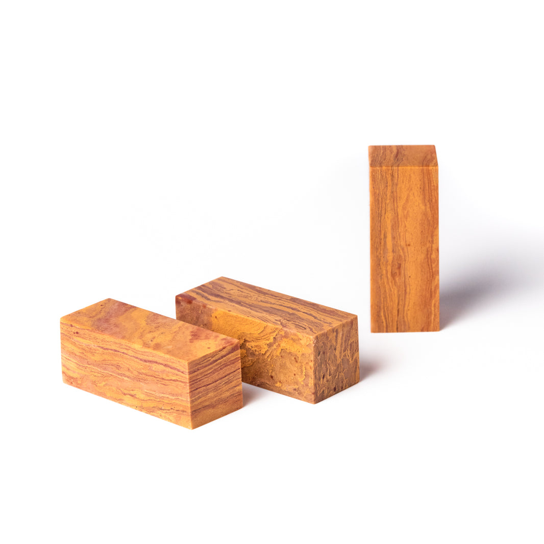 Shoushan Stone Sacred Tree 2x2x5cm (Set of 3)