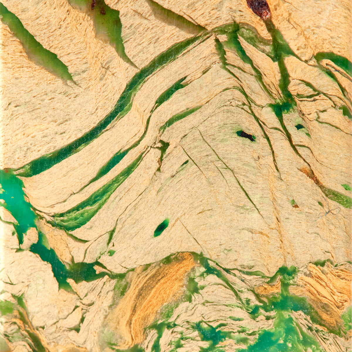 Ya'an Green Spirit Stone - 2x2x5cm