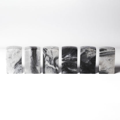 Ink jade frozen stone 3x3x5cm