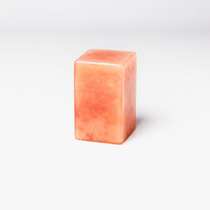 【崑崙石 彩凍】3x3x5cm 産地厳選 書 篆刻 印材ソープストーン スタンプブランク 天然石シール ワックススタンプ ジュエリー作り 彫刻 研磨