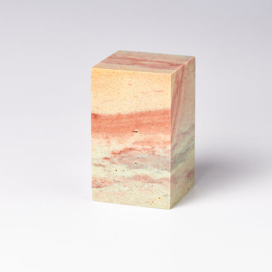 【青田石 新鉱】3x3x5cm 産地厳選 書道 篆刻 雅号印 落款印 印材 押印 「彫りやすく初心者でも扱いやすい」 仮名 中字 大字仮名 半紙細字 中字作品