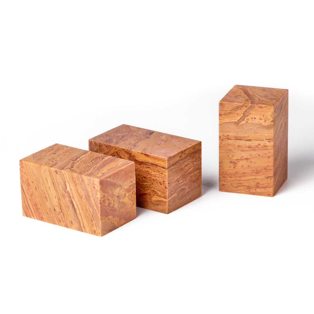 Shoushan Stone Sacred Tree 3x3x5cm (Set of 3)