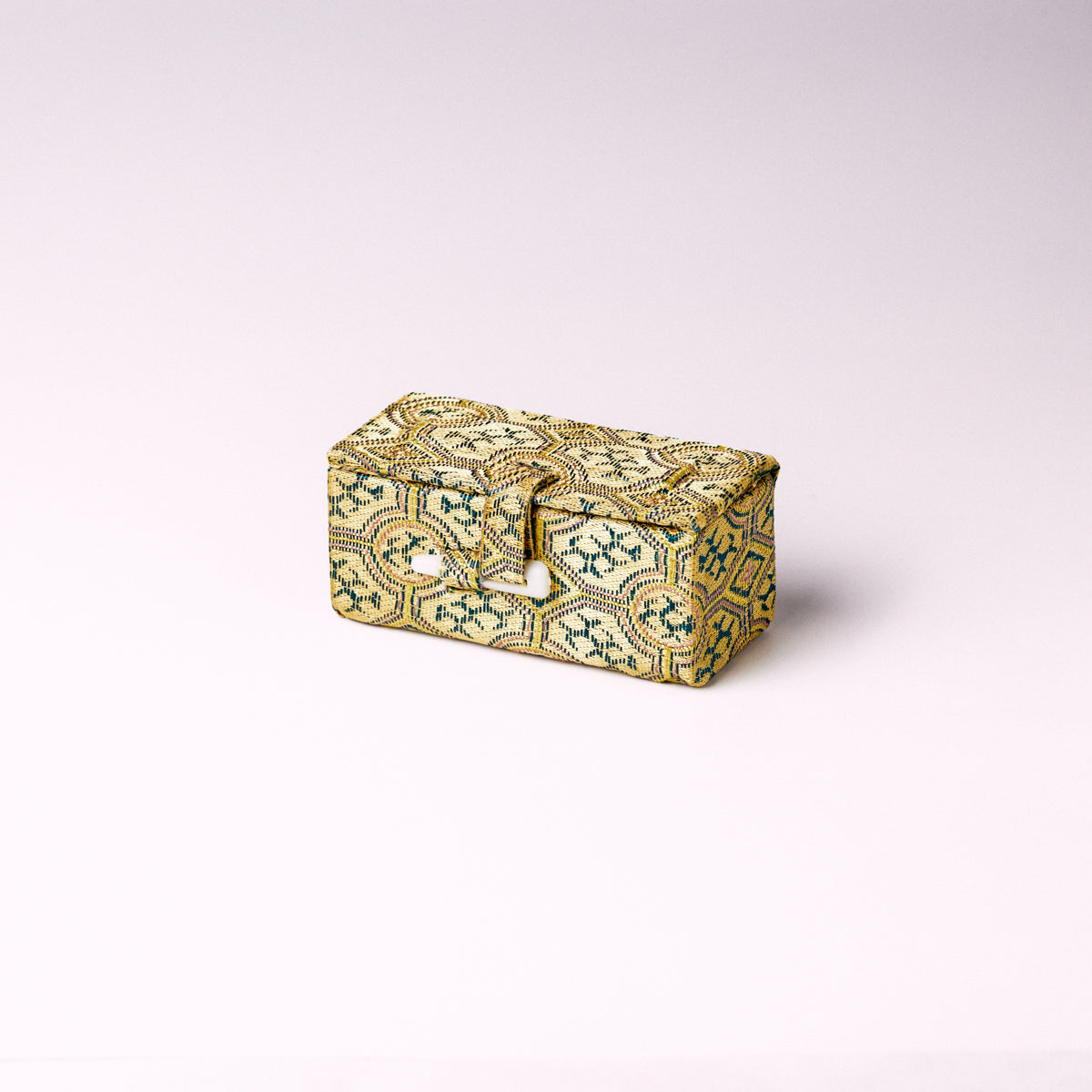 ミニサイズ・篆刻印収納・錦布張りの印鑑専用ケース アジア篆芸  10x10x50mm