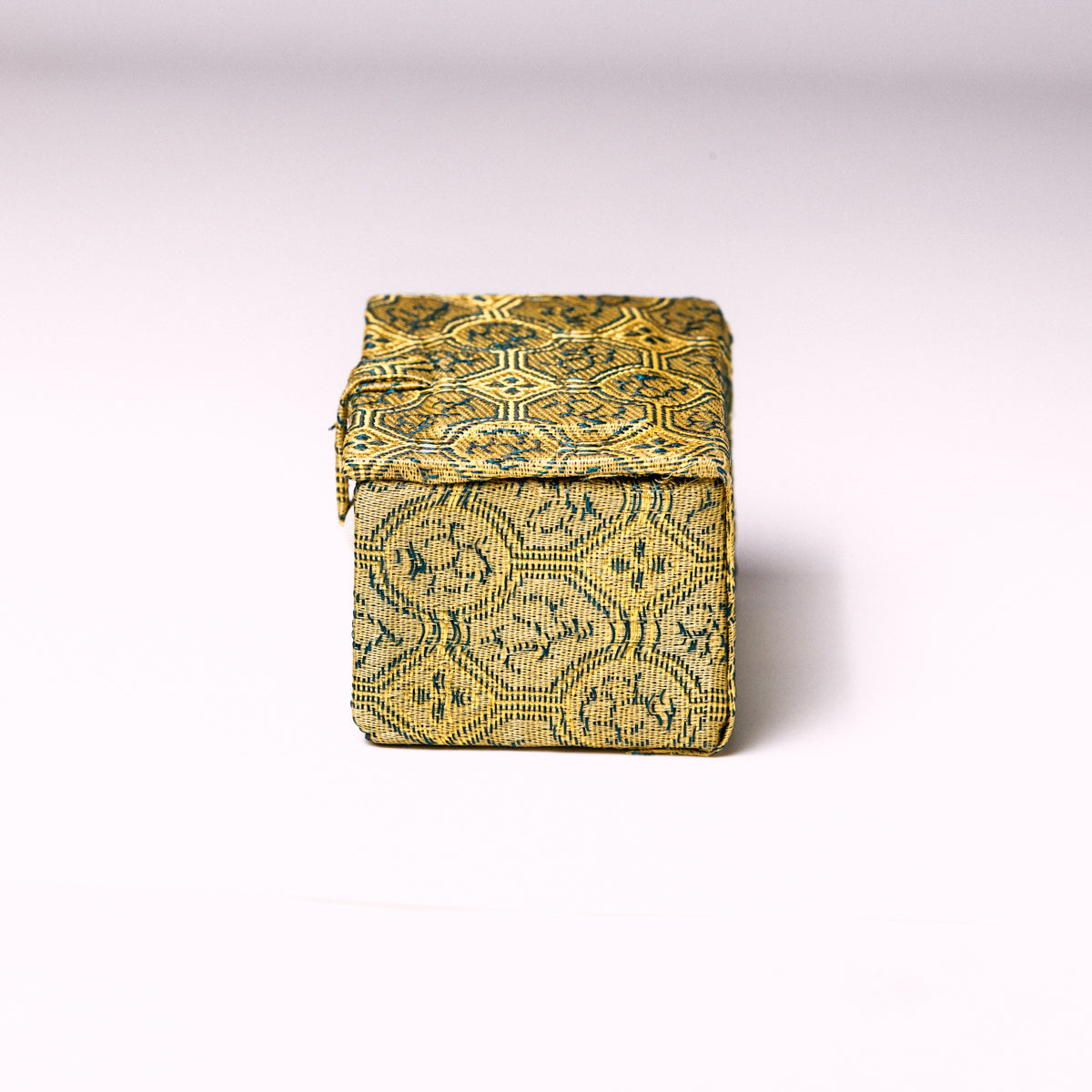 大サイズ・篆刻印収納・錦布張りの印鑑専用ケース アジア篆芸  2.5x2.5x5cm