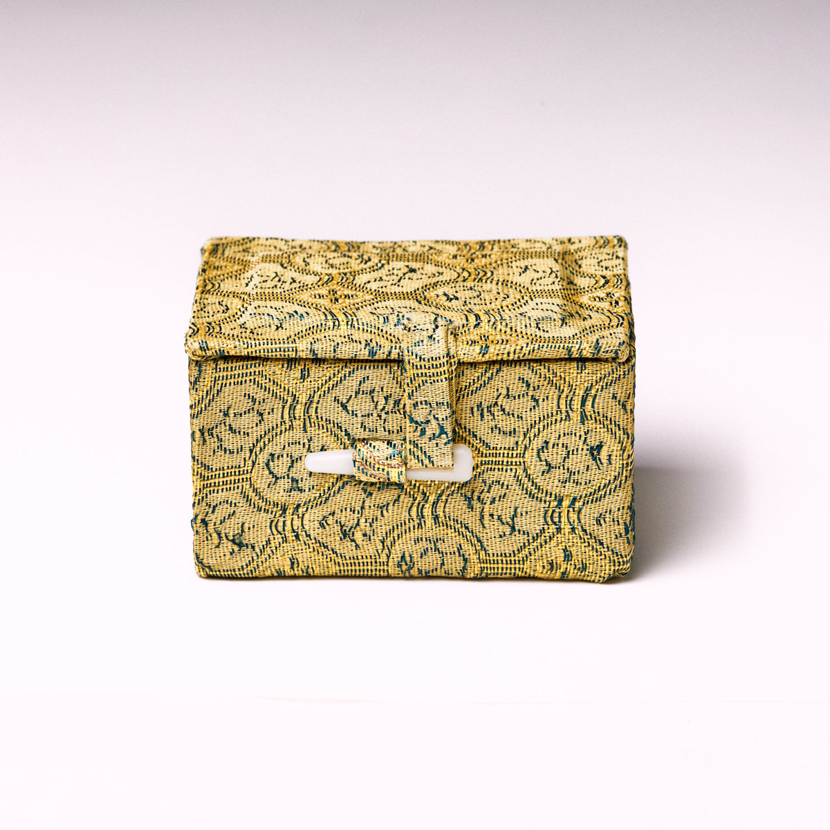 XLサイズ・篆刻印収納・錦布張りの印鑑専用ケース アジア篆芸  3x3x5cm