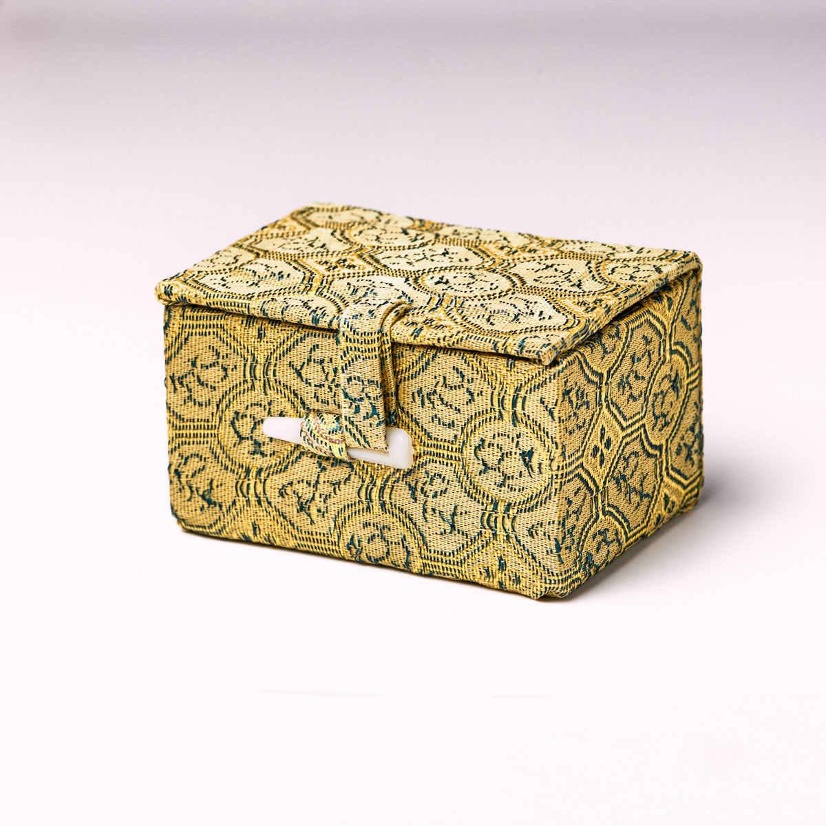 XLサイズ・篆刻印収納・錦布張りの印鑑専用ケース アジア篆芸  3x3x5cm