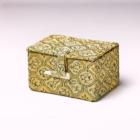 XLサイズ・篆刻印収納・錦布張りの印鑑専用ケース アジア篆芸  3x3x5cm