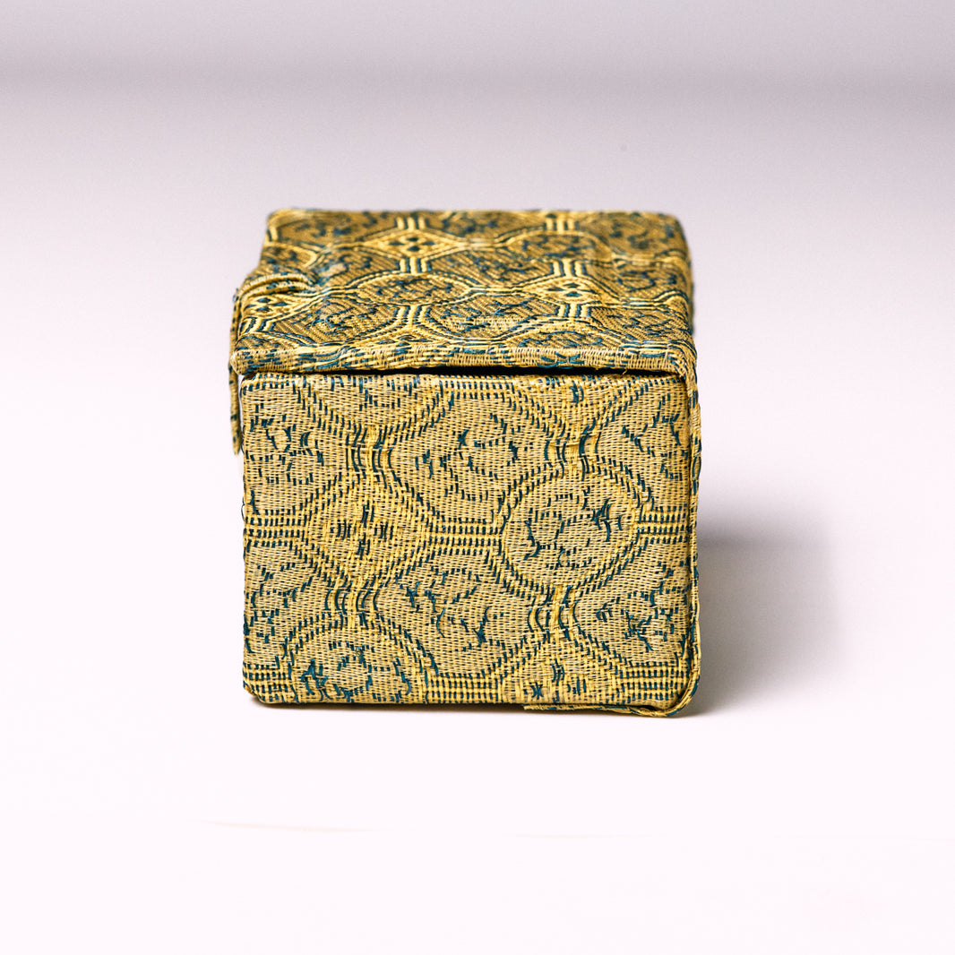 XLサイズ・篆刻印収納・錦布張りの印鑑専用ケース アジア篆芸  3x3x5cm