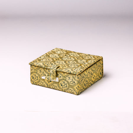 小サイズ・篆刻印収納・錦布張りの印鑑専用ケース アジア篆芸 1.5x1.5x5cm（３顆組）