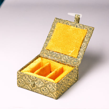 小サイズ・篆刻印収納・錦布張りの印鑑専用ケース アジア篆芸 1.5x1.5x5cm（３顆組）