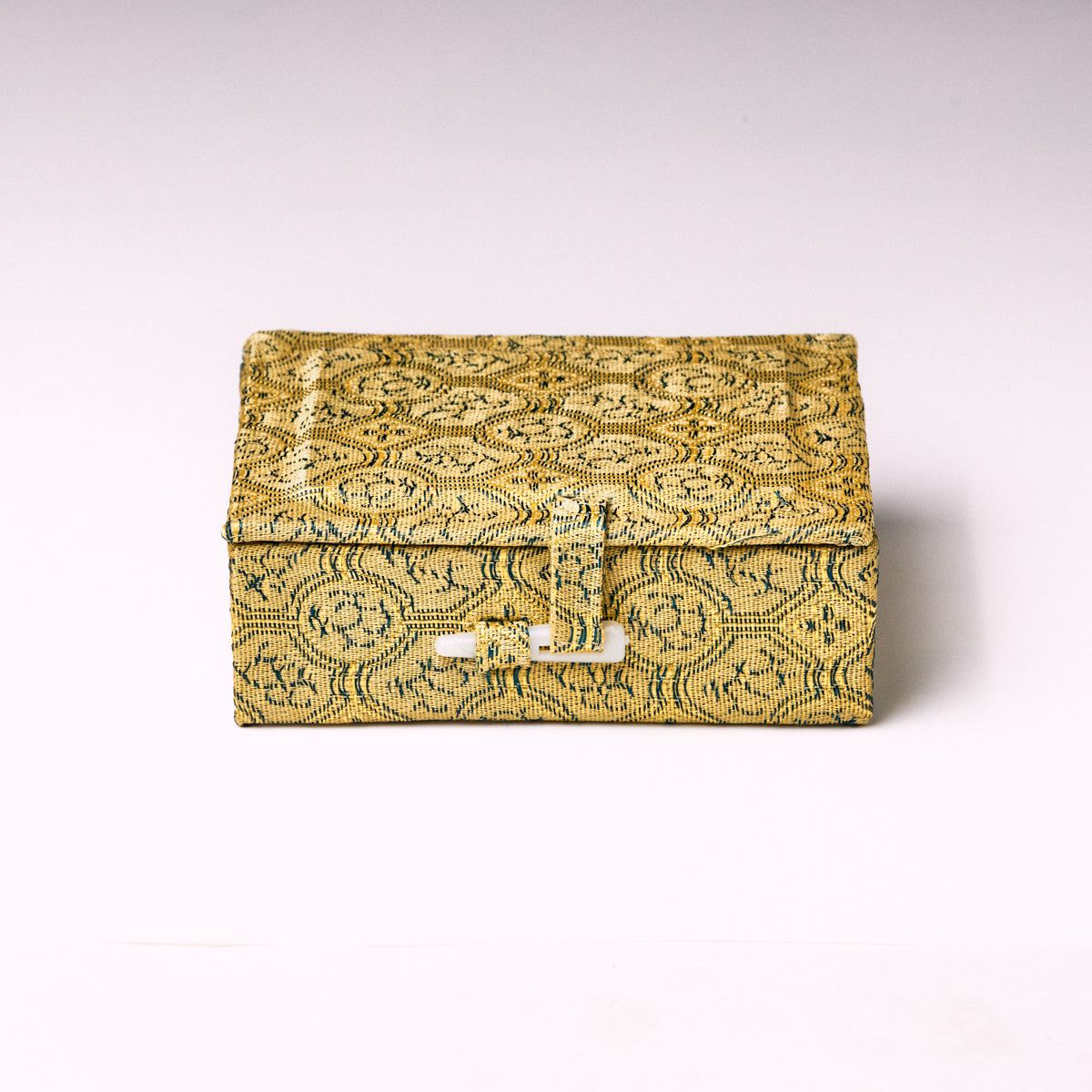 中サイズ・篆刻印収納・錦布張りの印鑑専用ケース アジア篆芸 2.5x2.5x5cm（３顆組）