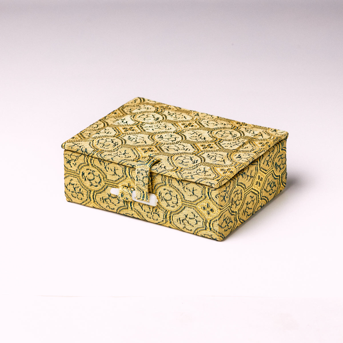 中サイズ・篆刻印収納・錦布張りの印鑑専用ケース アジア篆芸 2.5x2.5x5cm（３顆組）