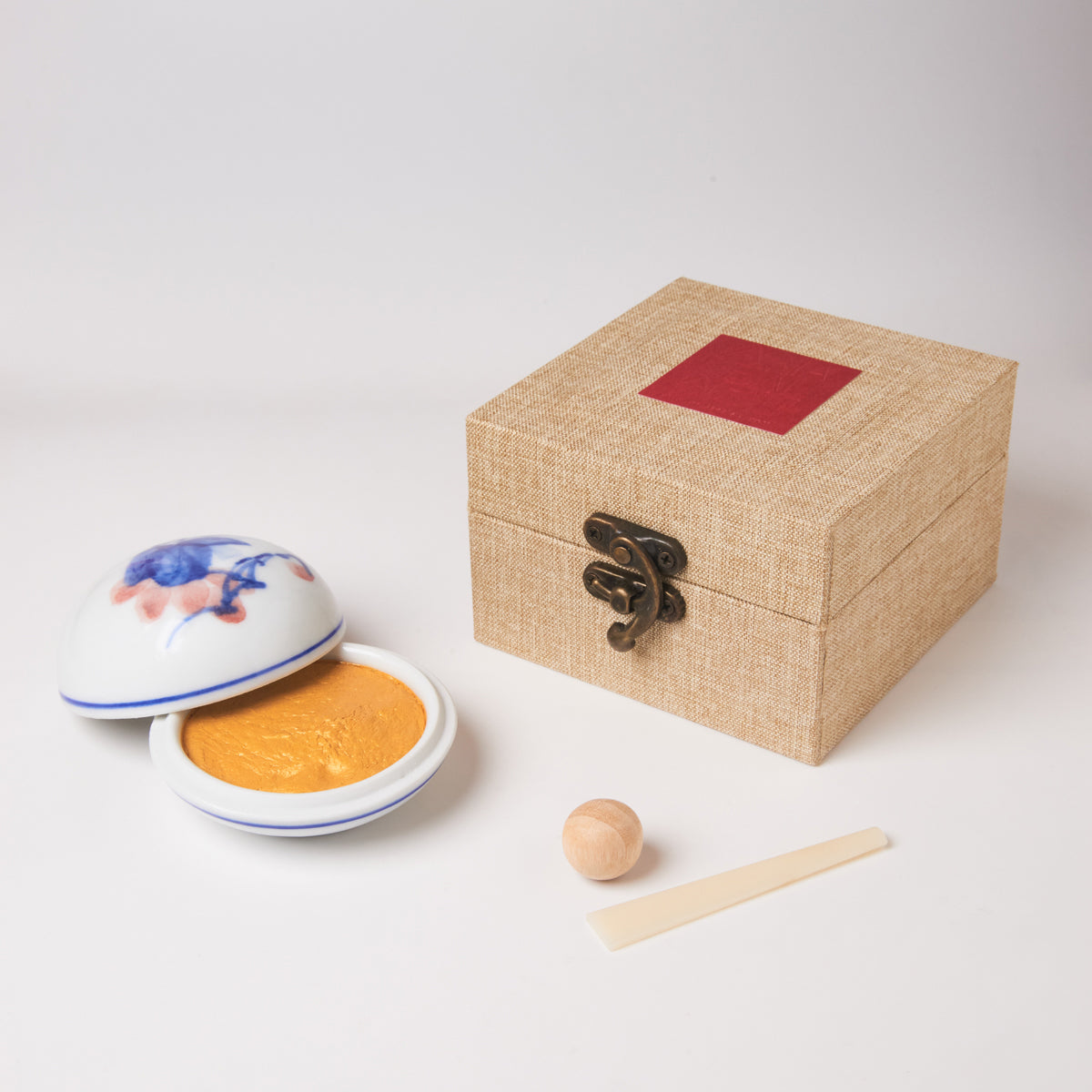 Special Sale: Painter's Kung Fu Ink, 30g, Boxed [Gold Ink Pad], Stamping, Calligraphy Supplies, Made in China