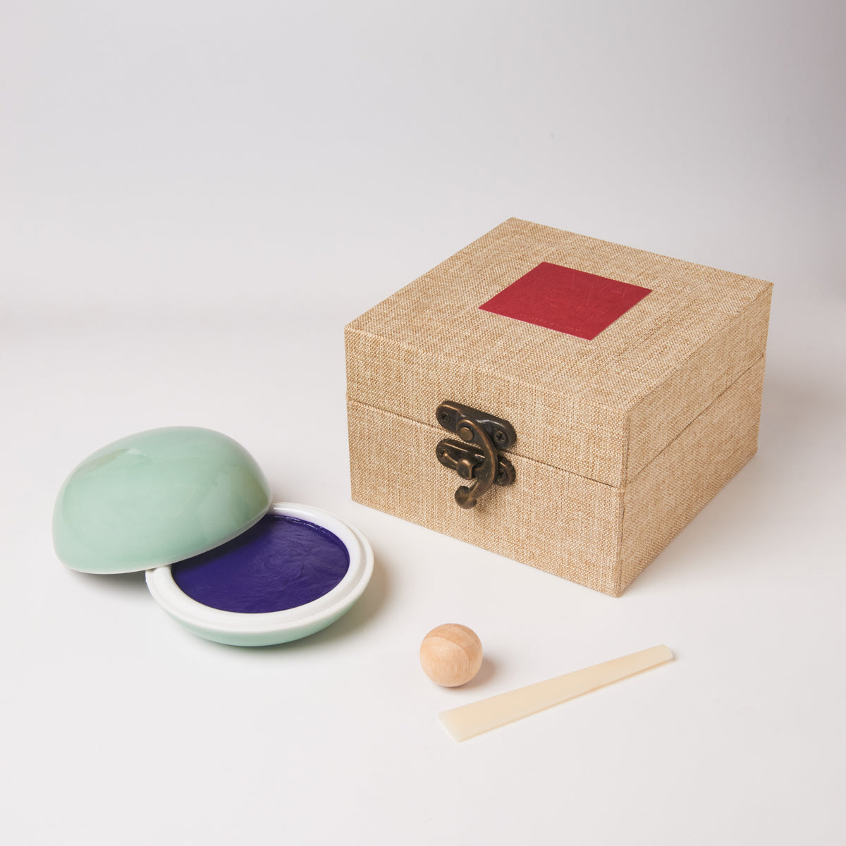 Special Sale: Painter Kung Fu Ink, 30g Box [Purple Ink Pad], Stamping, Calligraphy Supplies, Made in China