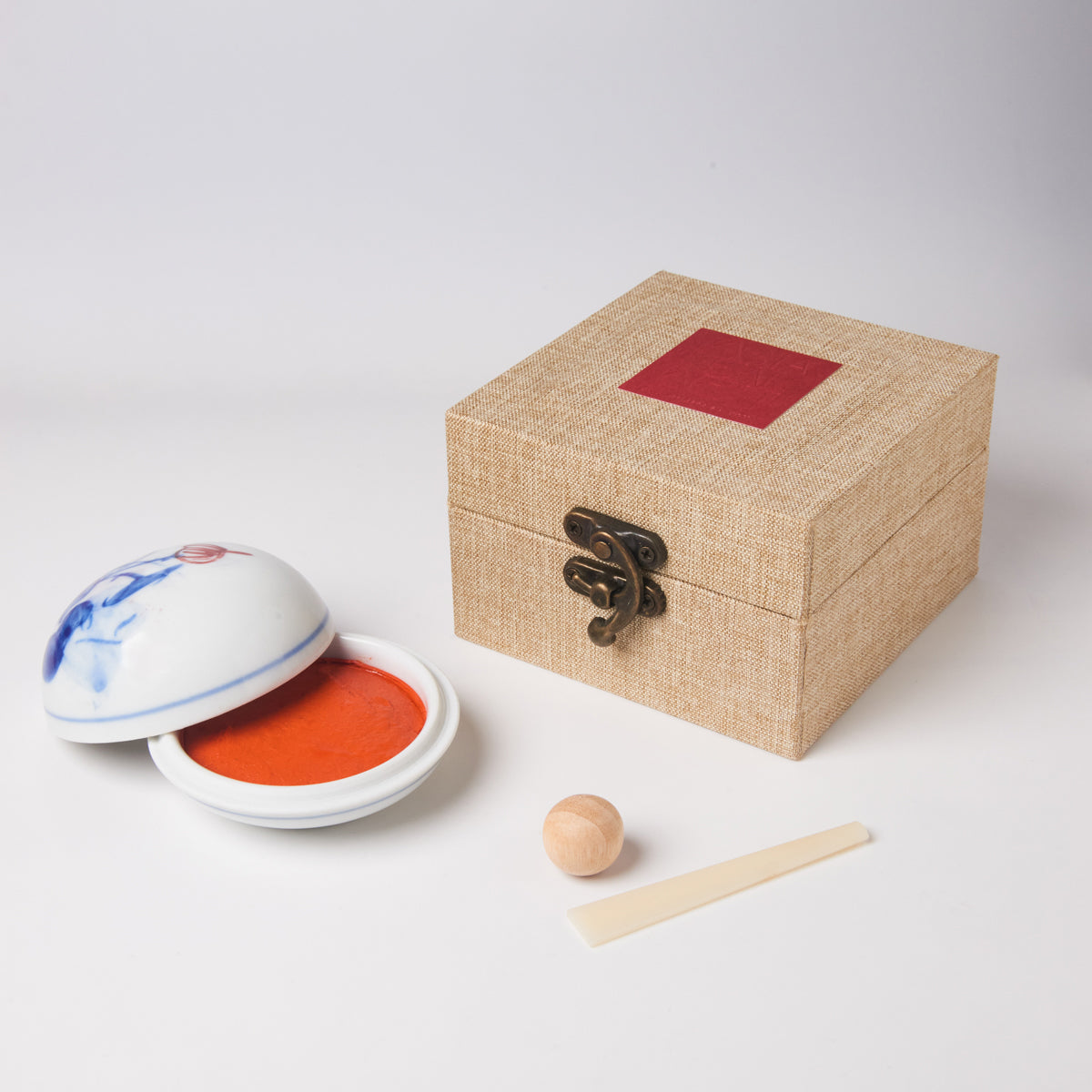 Painter's Kung Fu Ink, 30g, Boxed [Red Wall Ink Pad], Stamping, Calligraphy Supplies, Made in China