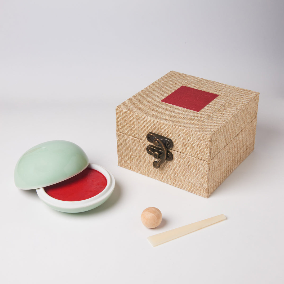 Special Sale: Painter's Kung Fu Seal Ink, 30g, Boxed [Vermilion Seal Ink], Stamping, Calligraphy Supplies, Made in China