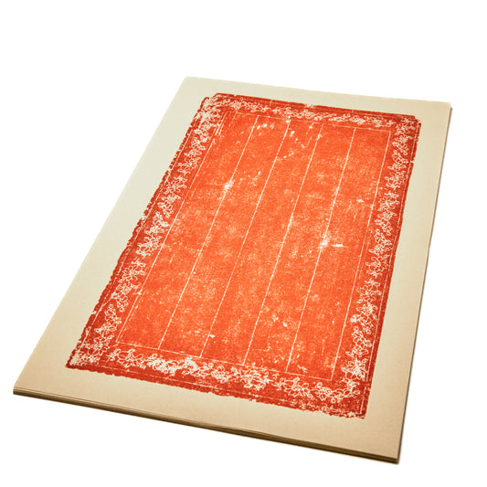 蝋染紙　信札 朱拓 20枚入り