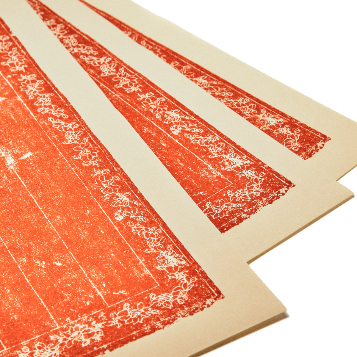 蝋染紙　信札 朱拓 20枚入り