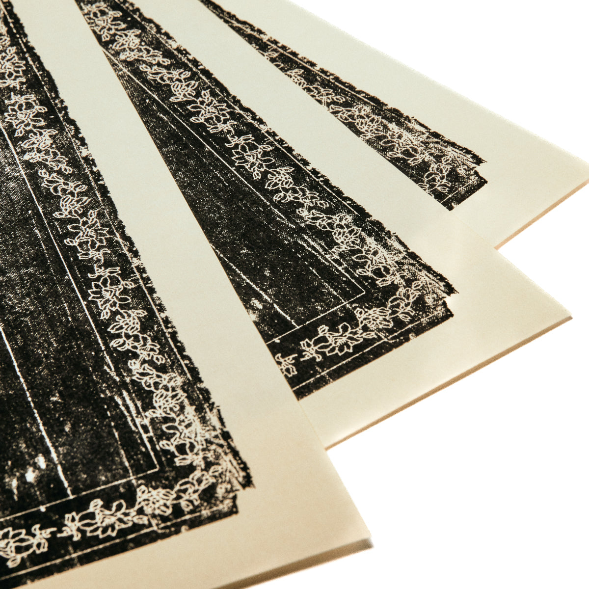 蝋染紙　信札　墨拓　20枚入り